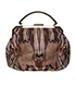 Vintage Butterfly Printed Bag, back view